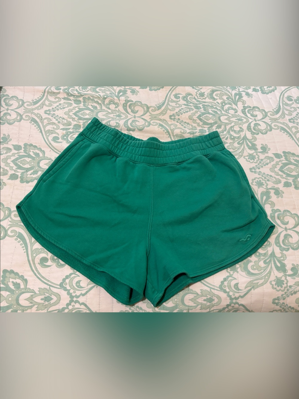 Hollister Emerald Green Athletic Lounge Shorts